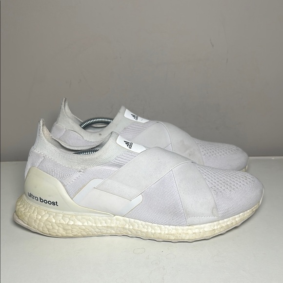 Adidas UltraBoost crisscross DNA White Sneakers - Picture 1 of 12